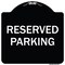 Signmission Designer Series-Reserved Parking 1, Black & White Heavy-Gauge Aluminum, 18" x 18", BW-1818-9766 A-DES-BW-1818-9766 - alternate 1